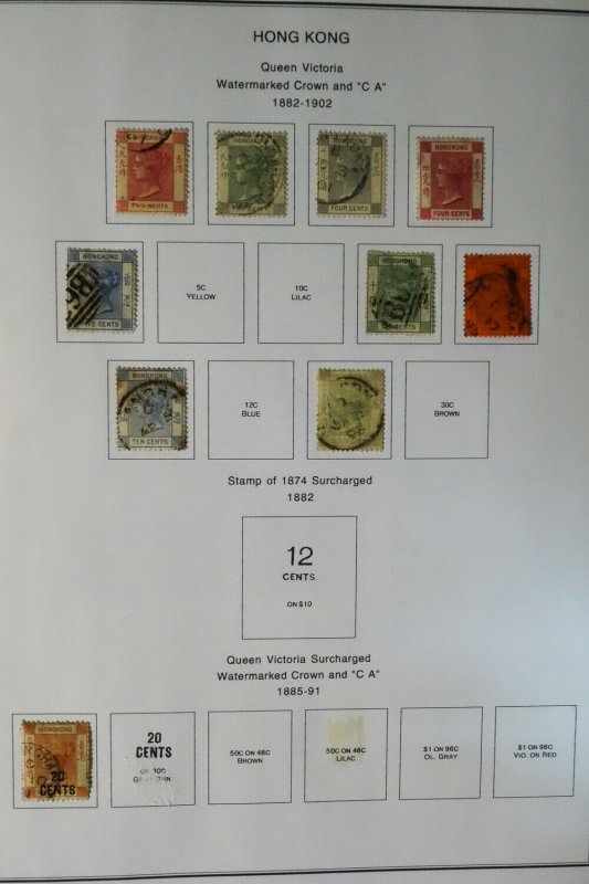 Hong Kong 1800s to 2000s Mostly Mint Stamp Collection