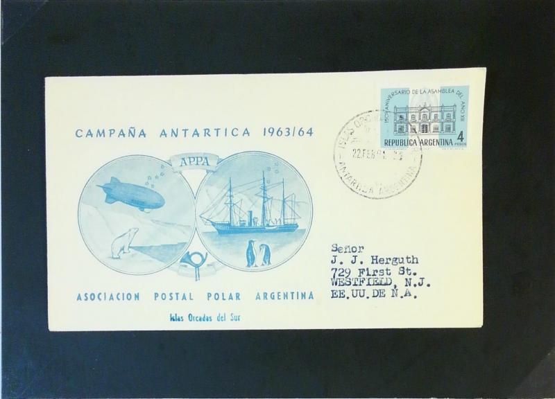 Argentina 1965 Orcades Del Sur Antarctica Cover - Z3177