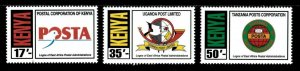 Kenya 2000 - East African Postal Logos - Set of 3v - Scott 745-47 - MNH