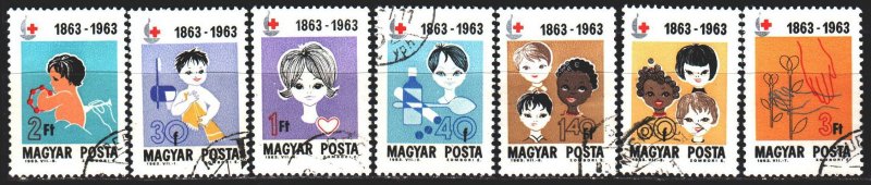 Hungary. 1963. 1944-50. Red cross, medicine. USED.