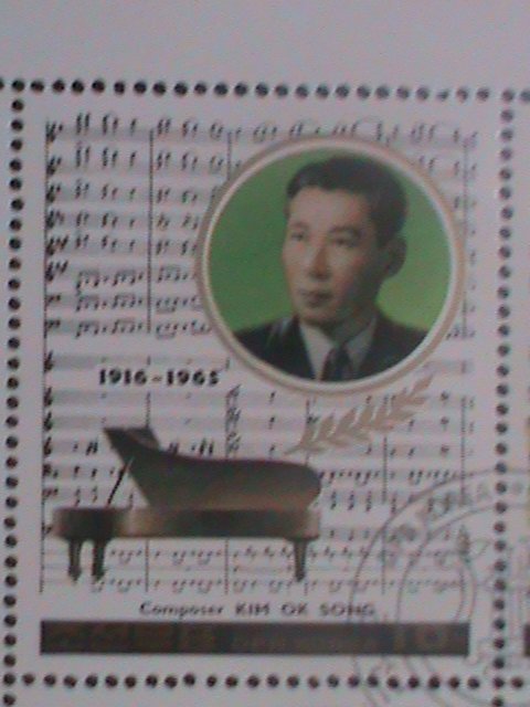 ​KOREA-1987-SC# 2623-FAMOUS COMPOSERS,DEATH ANNIVERSARY-CTO- SHEET-VF-LAST ONE