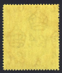 Bermuda 1942 KGVI 5s dull yellow-green & red/yellow (p14¼-CH) MNH. SG 118b.