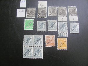 BERLIN 1948 MNH  LOT  XF  $15 (123)