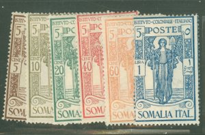 Somalia (Italian Somaliland) #B11-B16  Single (Complete Set)