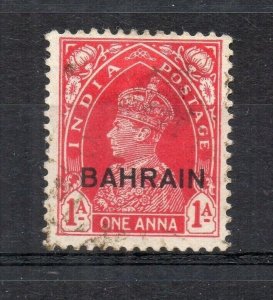 Bahrain 1937 Early Issue Fine Used 1a. Optd NW-167096