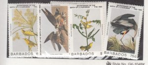 BARBADOS Sc 665-8 NH issue of 1985 - Birds 