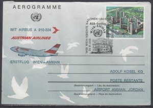 United Nations - Austrian Airlines: Vienna - Amman