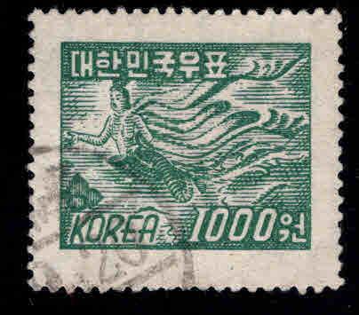 South Korea Scott 189 Used  watermark 257 perf 12.5