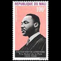 MALI 1968 - Scott# C59 M.L.King Set of 1 NH