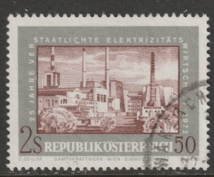 1972 Austria - Sc 924 - used VF - 1 single - Power Station