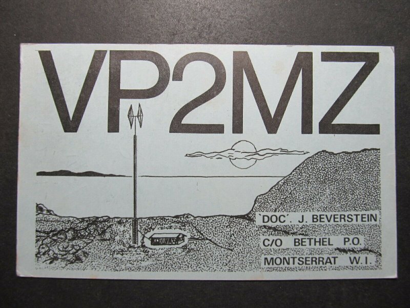 5726 Amateur Radio QSL Card Bethel PO Montserrat