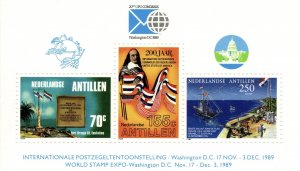 Netherlands Antilles 1989 World Stamp Expo ‘89, Miniature Sheet [Mint]