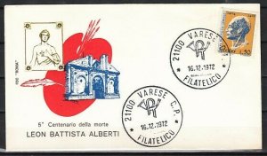 Italy, Scott cat. 1084. Organist L. Battista issue. First day cover.