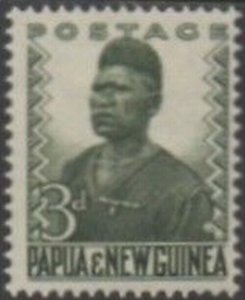 Papua New Guinea 1952 SG5 3d Native policeman MLH