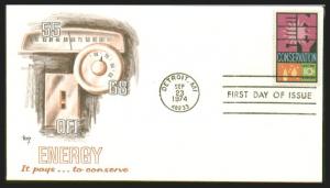 #1547 Energy Conservation Marg FDC