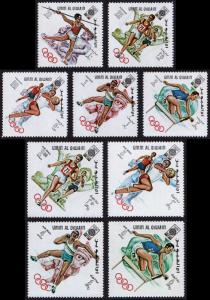 Umm Al Qiwain Mi #264-272 set/9 mnh - 1968 Summer Olympics Mexico