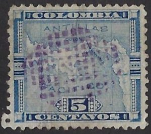 PANAMA 17 USED BIN $.50 MAP
