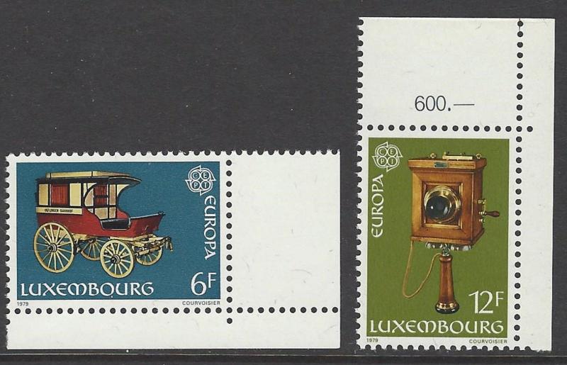 Luxembourg 1979 Europa Telephone VFMNH (624-6)