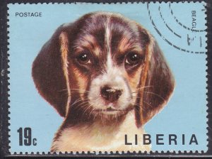 Liberia 672 Dogs 1974