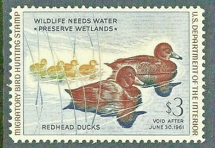 [KN]  #RW27 ~ Mint-LH  U.S. Duck Stamp...Free Shipping!