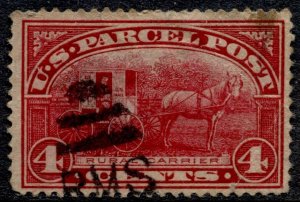 US Stamps #Q4 USED PARCEL POST