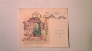 US FIRST FLIGHT COVER: 1938 PIERRE SD AM 35