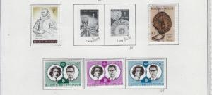 Belgium. Collector assembled mint sets '60//'63 in mounts CV $22.00