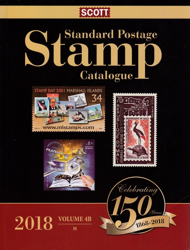 2018 Scott Standard Postage Stamp Catalogue - Volume 4A & 4B