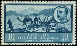 Spanish West Africa-Scott #4 VF/NH - 1950 10¢ Desert Well