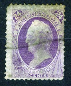 USA STAMP, 1870 General Winfield Scott 24c, Purple