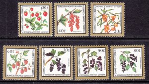 Mongolia 1584-1590 Fruit MNH VF