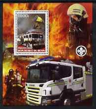 BENIN - 2007 - Fire Fighters #1 - Perf Min Sheet - MNH-Private Issue