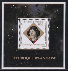 Rwanda # 571, Copernicus, Souvenir Sheet, Mint NH, 1/2 Cat.