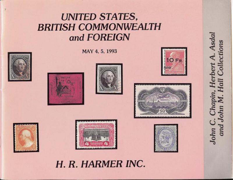 HR Harmer: Sale # 2888  -  United States, British Commonw...