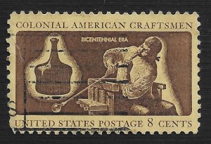 US #1456 8c American Bicentennial - Glassmaker