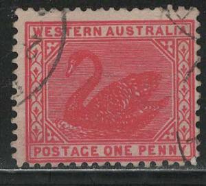 Australia Western Australia Scott # 90, used, perf 12.5x12