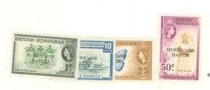 British Honduras #163-66 Unused Single (Complete Set)