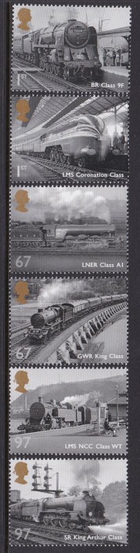 2827-32 2010 Locomotives MNH