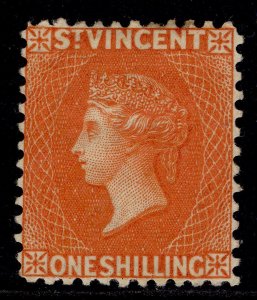 ST. VINCENT QV SG45, 1s orange-vermilion, M MINT. Cat £160.