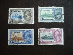 Stamps - Hong Kong - Scott# 147-150 - Used Set of 4 Stamps