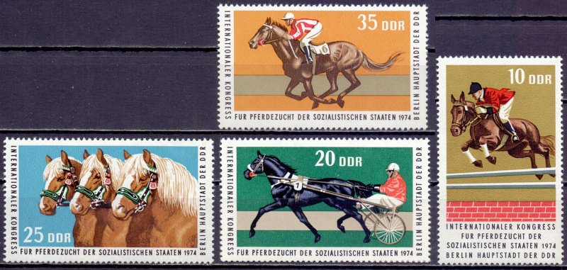 GDR. 1974. 1969-72. Horseback Riding. MLH.