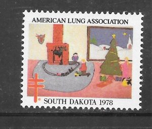 #WX1978 South Dakota Christmas Seal Z1294 MNH 10 Cent Lot