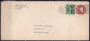 F2166   UNITED STATES   PPD Stationary # 859, U429      W. Irving, Washington