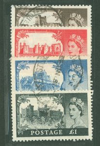 Great Britain #309-312 Used Single (Complete Set)