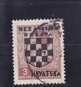 Croatia  Scott#  14  Used