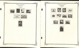 Cocos Islands Stamp Collection on 2 Scott Specialty Pages to 1969 No Stamps