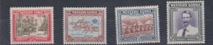 SAMOA  1939    S G 195 - 198  SET OF 4    MH 