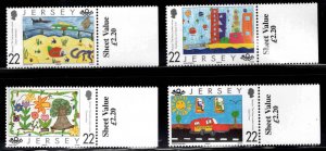 Jersey  Scott 937-940  MNH** Children's drawing set