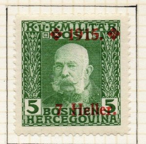 Bosnia and Herzegovina 1900s Issue Mint Hinged 7h. Surcharged Optd NW-169977