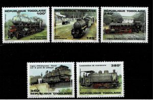 1999 Togo - Mi. B-F 2983 Historic Trains of Africa Railways Railway Trains-